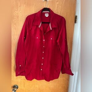 Converse button down long sleeve shirt 3X